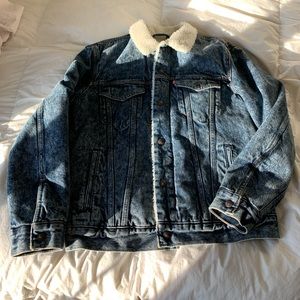 Levi’s Acid Washed Sherpa Jacket